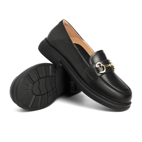 百丽简约乐福鞋2022春新舒适通勤百搭单鞋B1270AA2