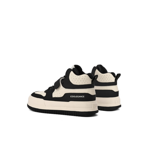 百丽厚底高帮鞋女2023春新商场同款撞色板鞋Y8S1DAM3