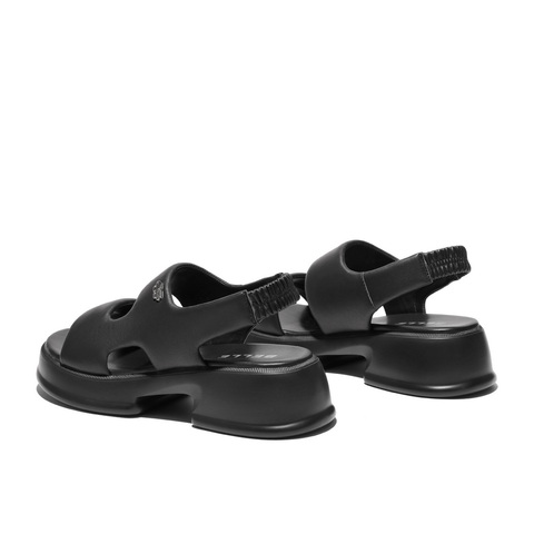 百丽蓬软舒适凉鞋女2023夏新商场同款羊皮革休闲凉鞋Z3Y1DBL3