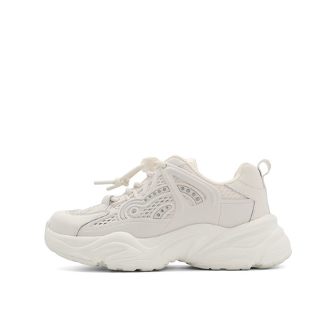 百丽休闲运动鞋童2023春新商场同款系带老爹鞋A8172A83