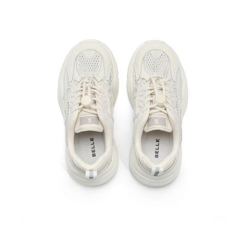 百丽休闲运动鞋童2023春新商场同款系带老爹鞋A8172A83