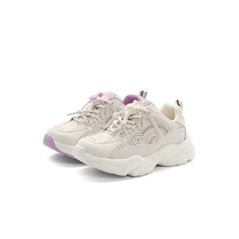 百丽休闲运动鞋童2023春新商场同款系带老爹鞋A8172A83