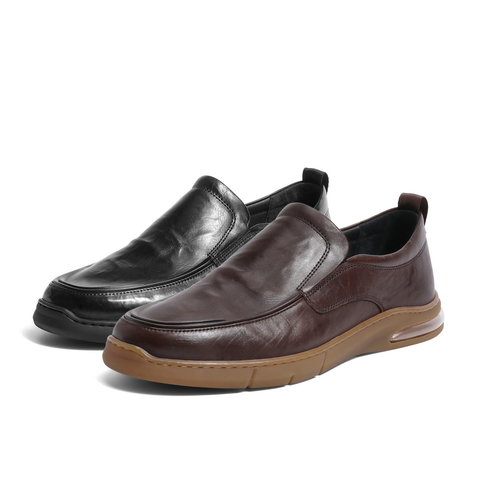 百丽质感漆皮商务鞋男2023春新商场同款牛皮革休闲皮鞋7YD01AM3