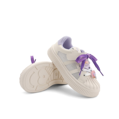 百丽可爱板鞋童2023夏新商场同款贝壳头饼干鞋38060B83