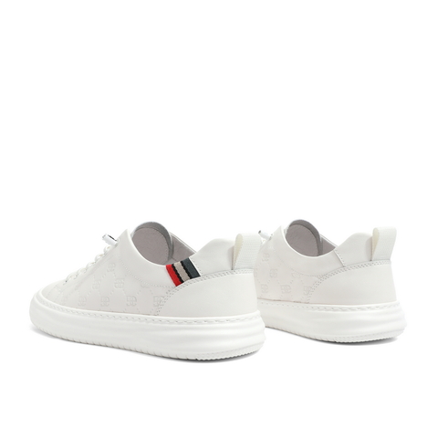 百丽印花小白鞋男2023夏新牛皮革成熟气质板鞋7YW01BM3