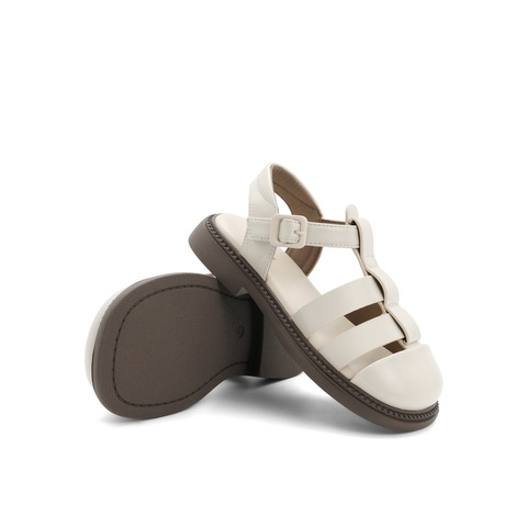 百丽休闲猪笼鞋童2023夏新商场同款镂空罗马凉鞋81900B73