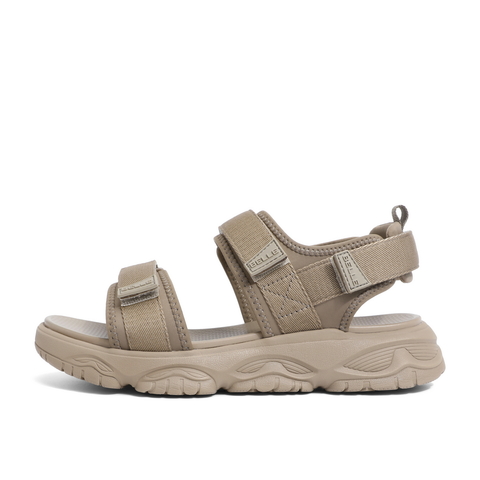 百丽厚底沙滩凉鞋男2023夏新魔术贴户外度假休闲运动凉鞋A1147BL3