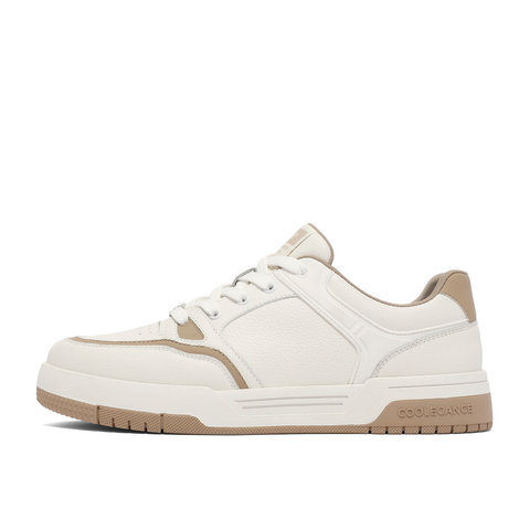 百丽时尚撞色休闲鞋男2023秋新商场同款牛皮革舒适板鞋8AU01CM3