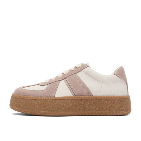 百丽厚底运动德训鞋女2023秋新复古休闲鞋B1301CM3