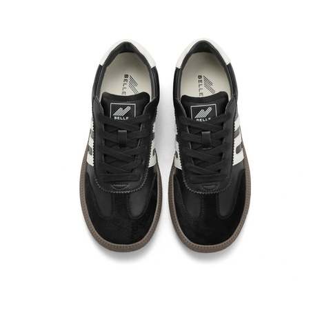 百丽美式德训鞋女2023秋新商场同款复古跑鞋Z9E1DCM3