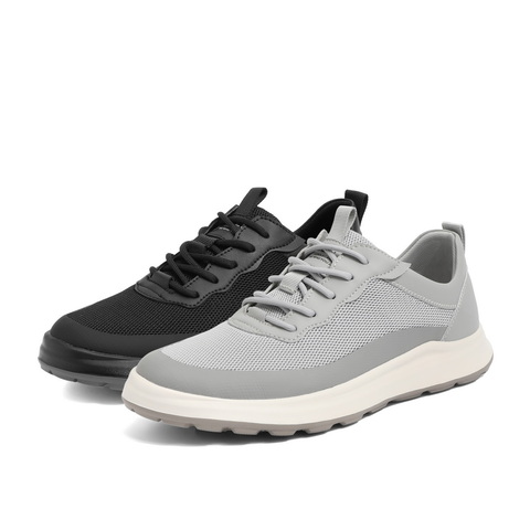 百丽简约大方飞织透气运动鞋男2023秋新舒适休闲鞋8BG01CM3