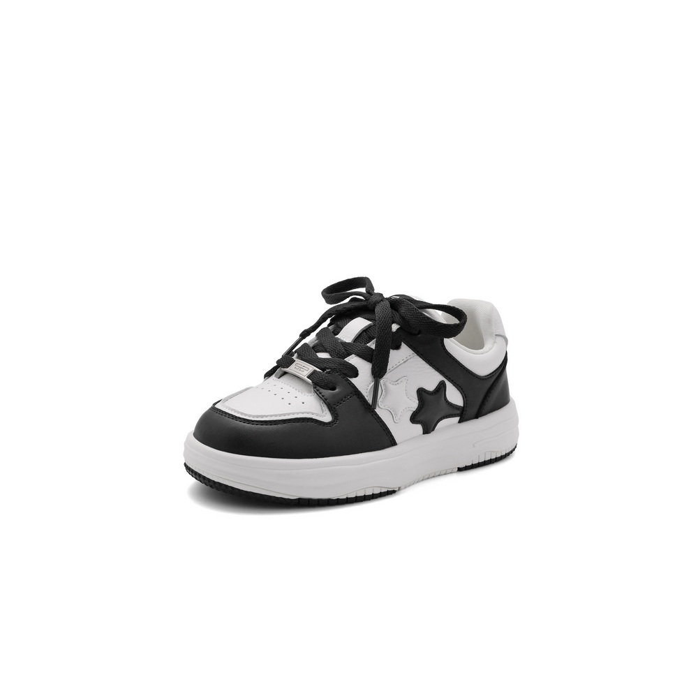 百丽童鞋百搭星星小白鞋23秋新商场同款舒适休闲板鞋16000C83