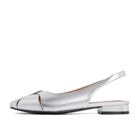 百丽罗马编织包头凉鞋女2023秋新商场同款真皮凉鞋A1F1DCH3