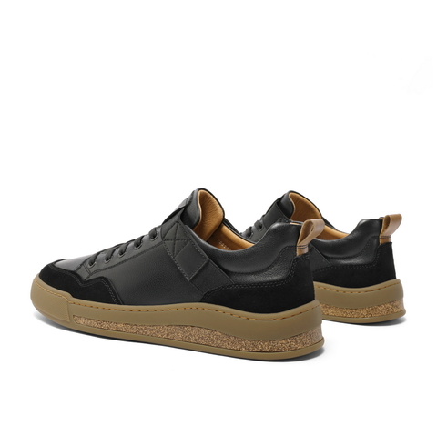 百丽时尚小白鞋男2023秋新商场同款皮革拼接撞色休闲板鞋8CW01DM3