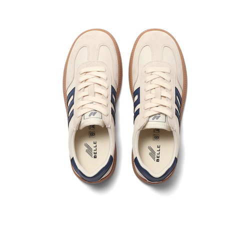 百丽跑道德训鞋女2023秋新商场同款复古运动跑鞋Z7J1DCM3