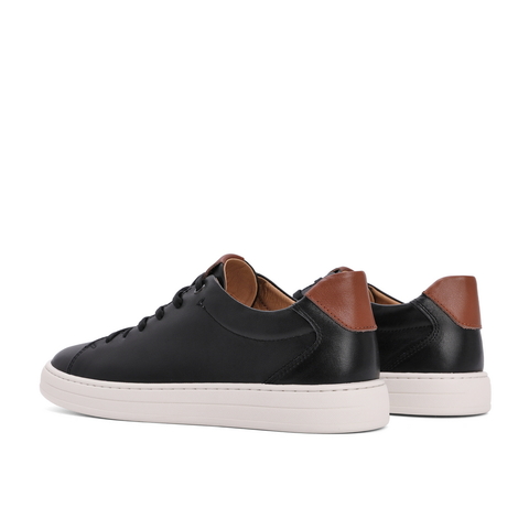 百丽低帮板鞋男鞋2021秋牛皮革简约休闲鞋小白鞋A0548CM1