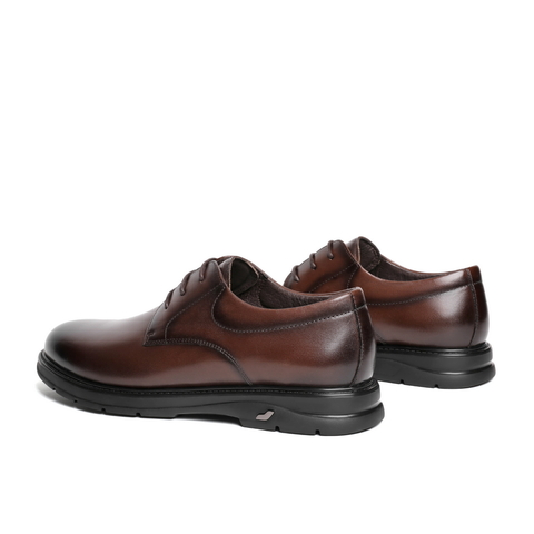 百丽通勤商务鞋2024年春新商场同款牛皮革职场正装皮鞋8EL01AM4