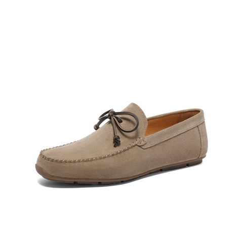 百丽时尚一脚蹬豆豆鞋男2024春季新款舒适套脚休闲懒人鞋A1379AM4