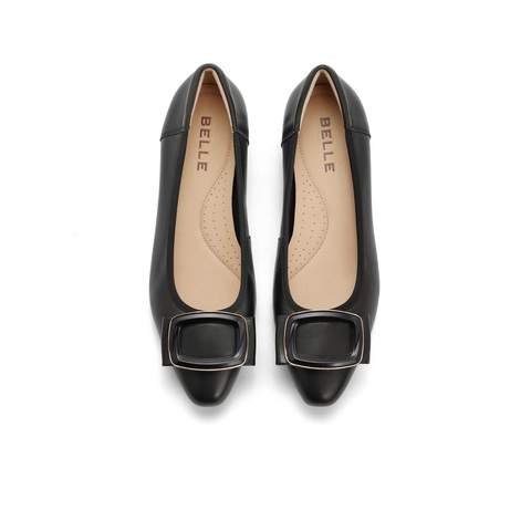 百丽气质时尚平跟鞋女24春新商场同款百搭淑女单鞋A6Z1DAQ4