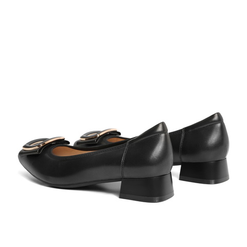 百丽气质时尚平跟鞋女24春新商场同款百搭淑女单鞋A6Z1DAQ4