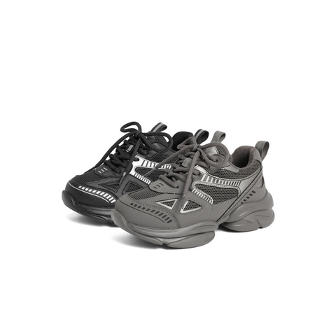 百丽舒适酷帅老爹鞋女童24春新商场同款趣味休闲鞋A5138A84