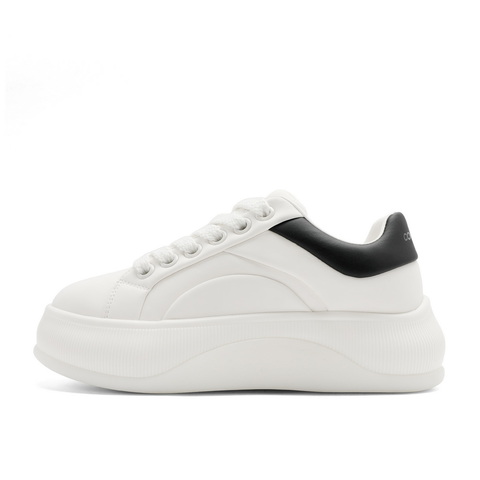 百丽厚底小白鞋女24春新百搭休闲鞋B1776AM4