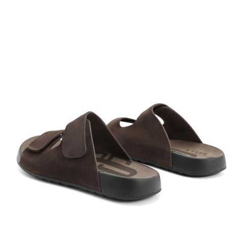 百丽双魔术贴勃肯鞋女24夏新商场同款真皮柔软休闲鞋A8R1DBT4