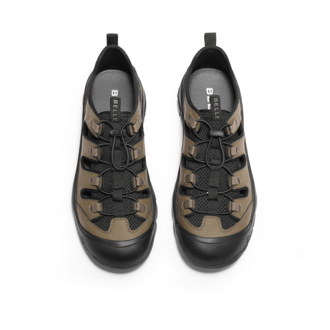 百丽轻便透气休闲鞋男款2024夏新舒适户外登山运动凉鞋A1462BM4