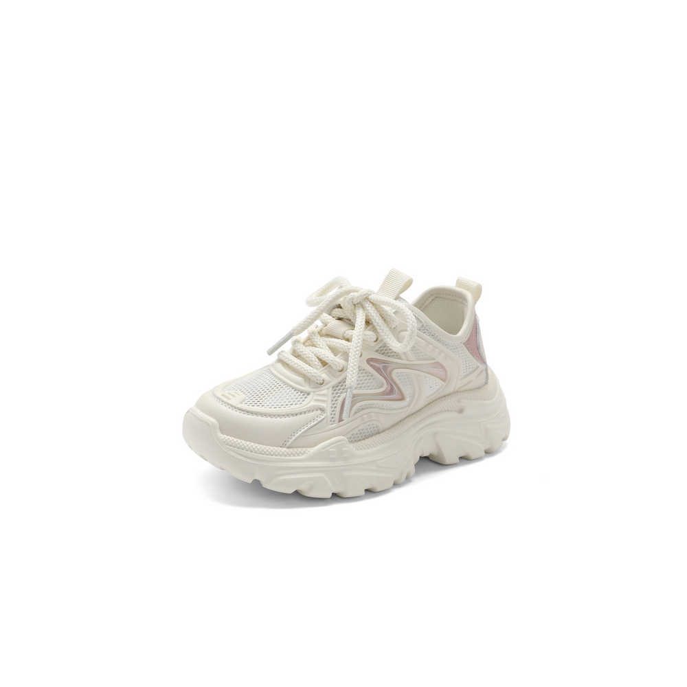 百丽透气老爹鞋童鞋女2024夏运动百搭休闲鞋C3131B84