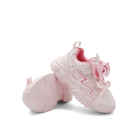 百丽厚底老爹鞋童鞋女24春新商场同款舒适透气休闲鞋30977A84