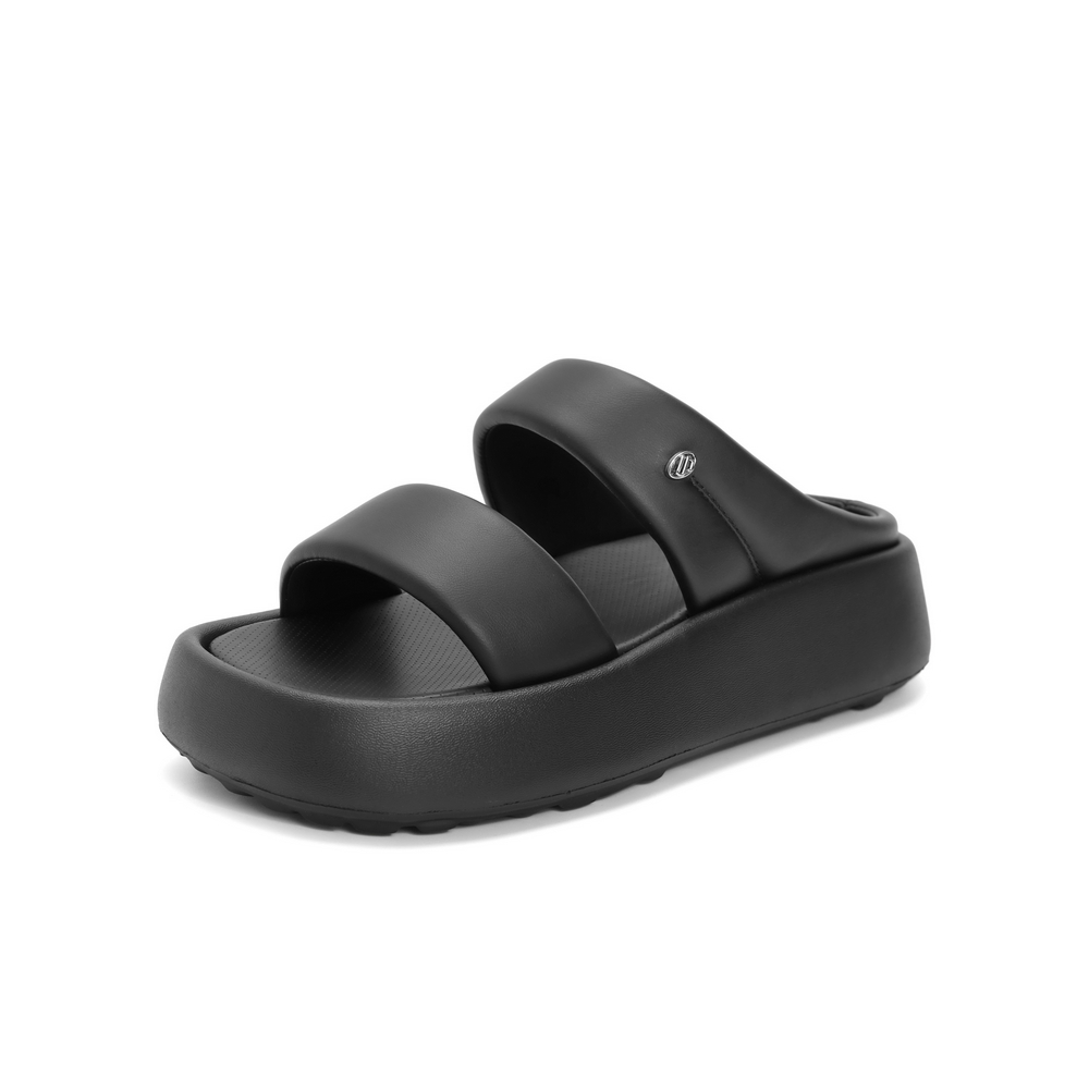 百丽休闲舒适拖鞋女24夏新厚底一字式居家拖鞋B1841BT4