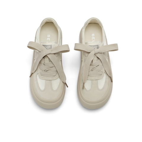 百丽舒适德训鞋女24夏新撞色时尚百搭休闲板鞋B1873BM4