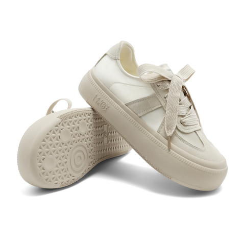 百丽舒适德训鞋女24夏新撞色时尚百搭休闲板鞋B1873BM4