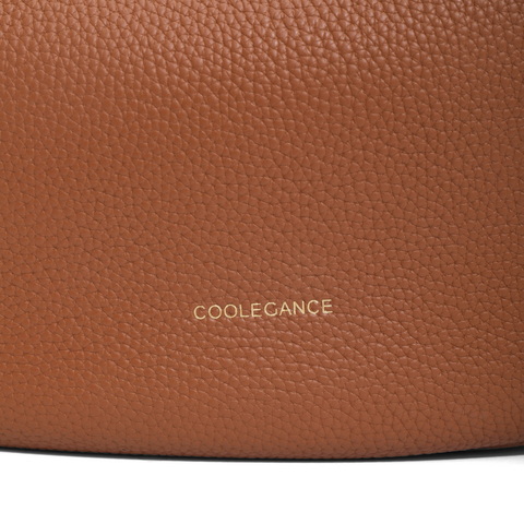 百丽包包女托斯卡纳系列头层牛皮质感高级简约腋下新月包X9331AX4