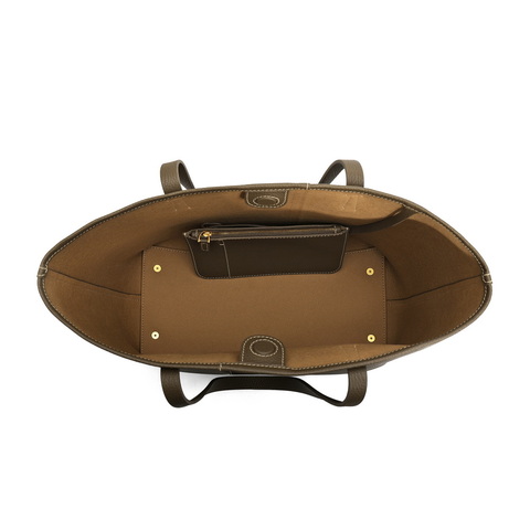 百丽箱包勃艮第系列头层牛皮包包女简约通勤大容量托特包X9327AX4