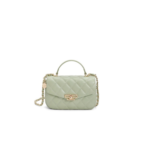 百丽包包女2024夏商场同款菱格小香风单肩斜挎手提绗缝包X6934BX4