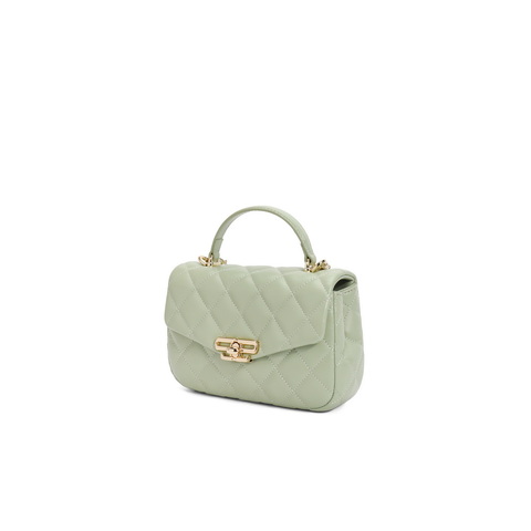 百丽包包女2024夏商场同款菱格小香风单肩斜挎手提绗缝包X6934BX4