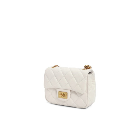 百丽包包真皮2024夏新商场同款羊皮小香风小号单肩斜挎包X6917BX4