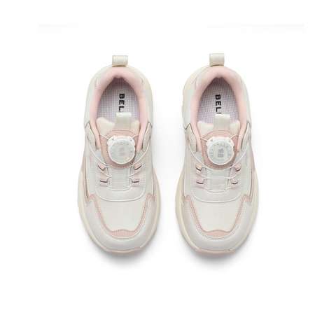 百丽厚底撞色老爹鞋童鞋女24春新商场同款舒适透气鲸鱼鞋A5180A84