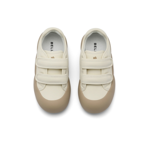 百丽膨膨厚底板鞋童鞋女24春新商场同款百搭小白鞋91780A84