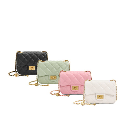 百丽包包女2024夏新商场同款小香风休闲单肩斜挎绗缝包X6972BX4