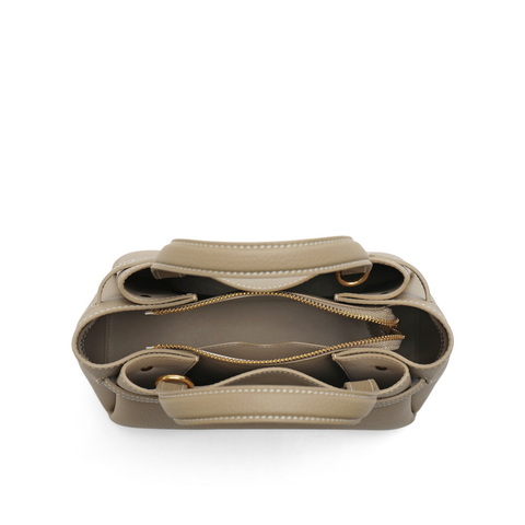 百丽包包女托斯卡纳系列秋冬真皮头层牛皮妈妈斜挎手提包X9269DX3