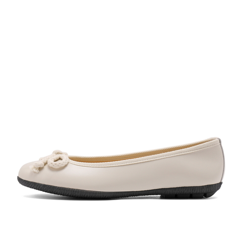 百丽芭蕾风玛丽珍鞋女24夏新款蝴蝶结浅口平底单鞋B1978CQ4