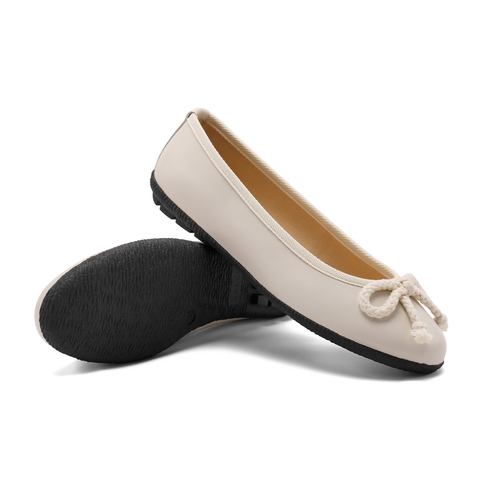 百丽芭蕾风玛丽珍鞋女24夏新款蝴蝶结浅口平底单鞋B1978CQ4