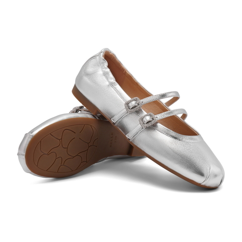 百丽一字带玛丽珍鞋女款24夏新商场同款芭蕾风单鞋3H9A8CQ4