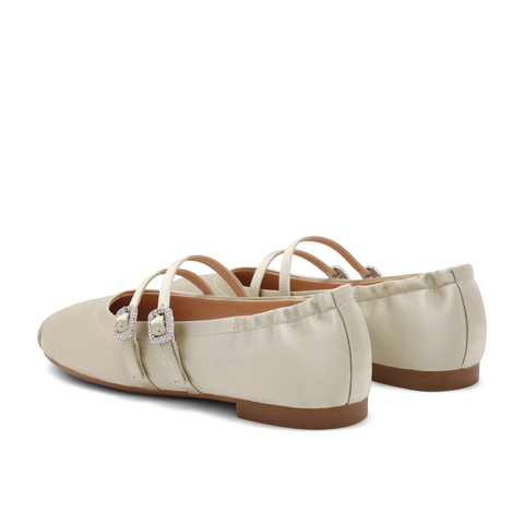 百丽一字细带玛丽珍鞋女24夏新款商场同款芭蕾风单鞋3H9A8CQ4