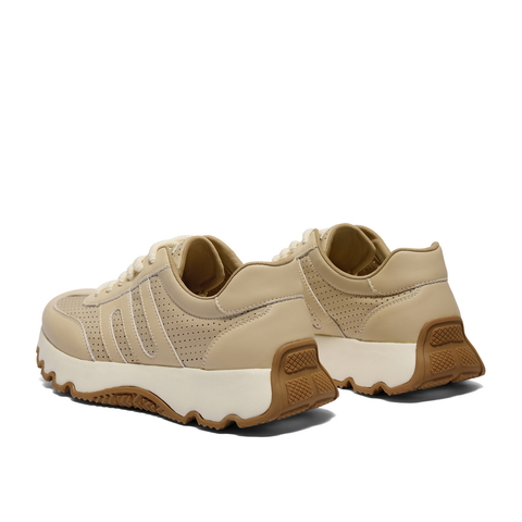 百丽网孔透气休闲鞋男2024夏新复古阿甘鞋厚底运动老爹鞋A1555BM4