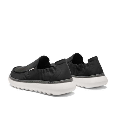 百丽舒适透气套脚休闲鞋男款2024夏新轻便厚底一脚蹬布鞋A1522BM4