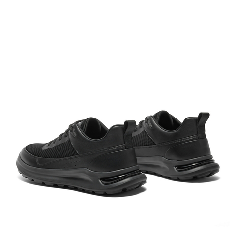 百丽简约透气休闲鞋男鞋2024夏新轻盈厚底户外跑步运动鞋A1634BM4