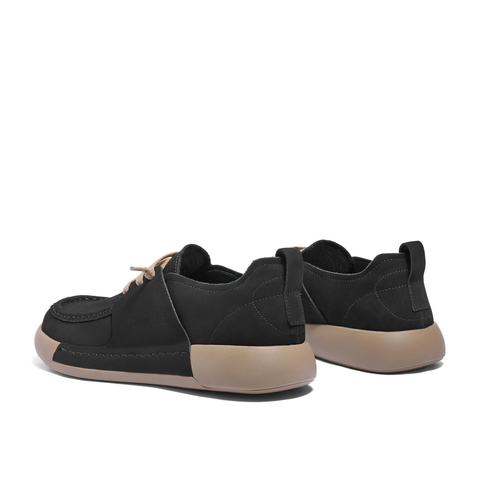 百丽潮搭休闲皮鞋男鞋2024秋新商场同款牛皮革户外工装鞋8LT01CM4